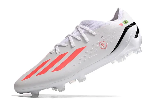 Adidas X Speedportal Blanc Rouge Noir Chaussures de football à crampons pour terrain ferme 3