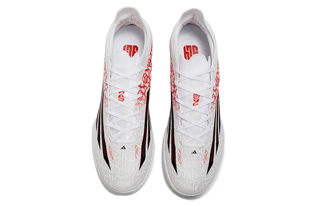 Adidas X White Red chaussure à coupe basse tige synthétique chaussures de football sur herbe 2