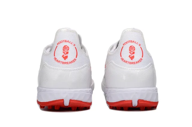 Adidas X White Red chaussure à coupe basse tige synthétique chaussures de football sur herbe 4