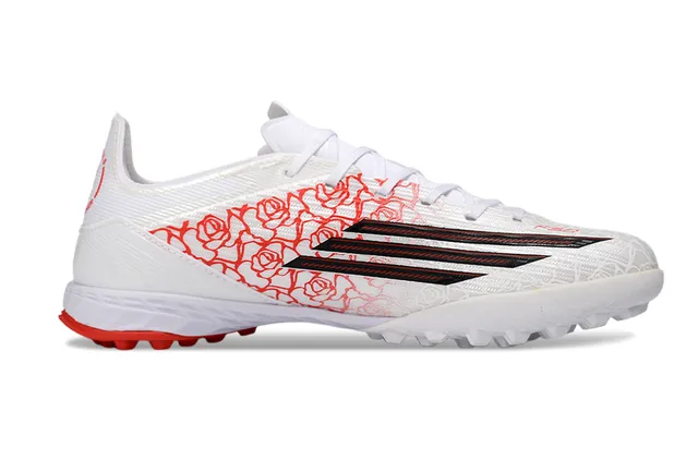 Adidas X White Red chaussure à coupe basse tige synthétique chaussures de football sur herbe 7