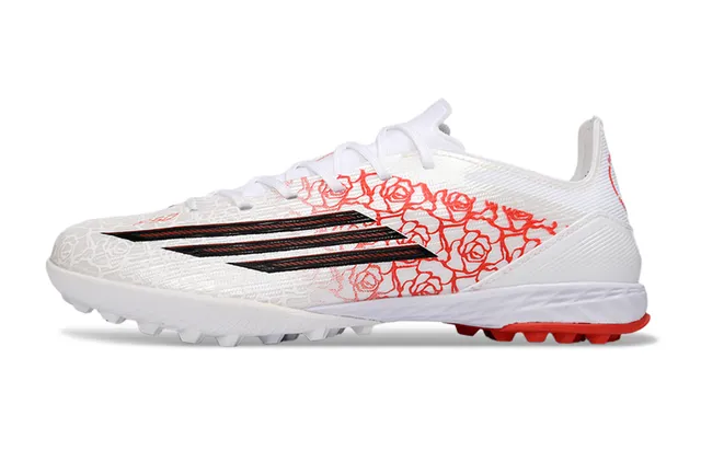 Adidas X White Red chaussure à coupe basse tige synthétique chaussures de football sur herbe 8
