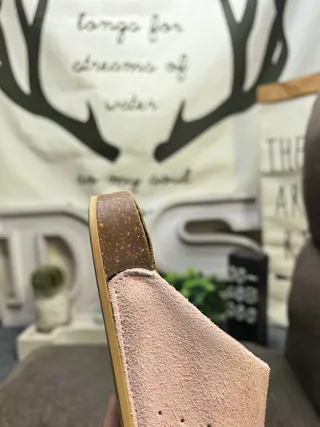 Adidas Yeezy Slide Dusty Pink Suede Slippers 3