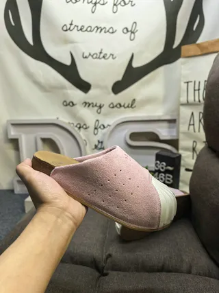 Adidas Yeezy Slide Dusty Pink Suede Slippers 5