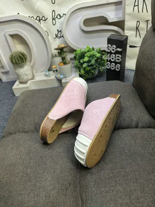 Adidas Yeezy Slide Dusty Pink Suede Slippers 6