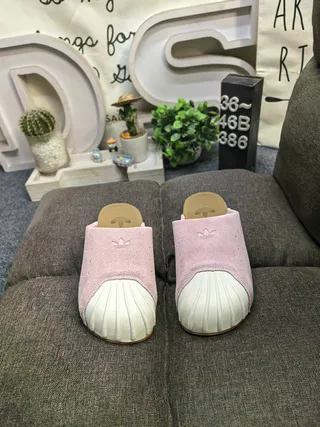 Adidas Yeezy Slide Dusty Pink Suede Slippers 10