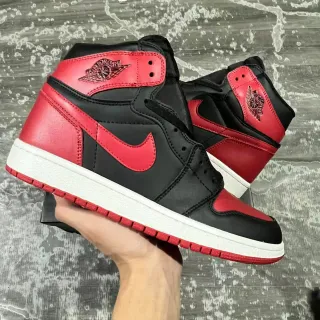 Air Jordan 1 Black Red White Basketball Shoes