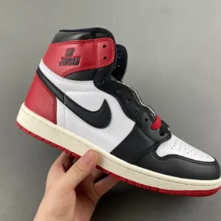 Air Jordan 1 High Red Black White Basketball Shoes