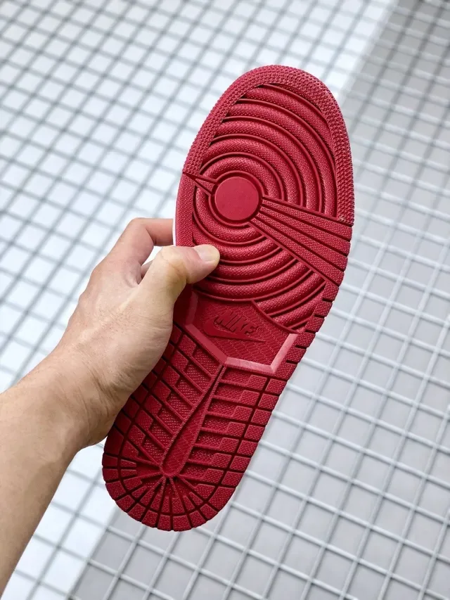Air Jordan 1 Low Red and White Lifestyle Sneakers 6