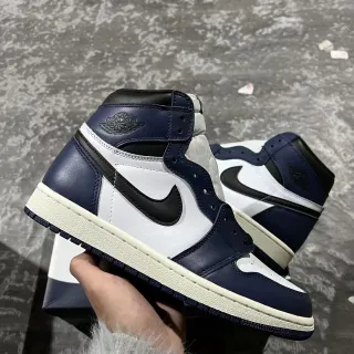 Air Jordan 1 Navy White Black Basketball Shoes