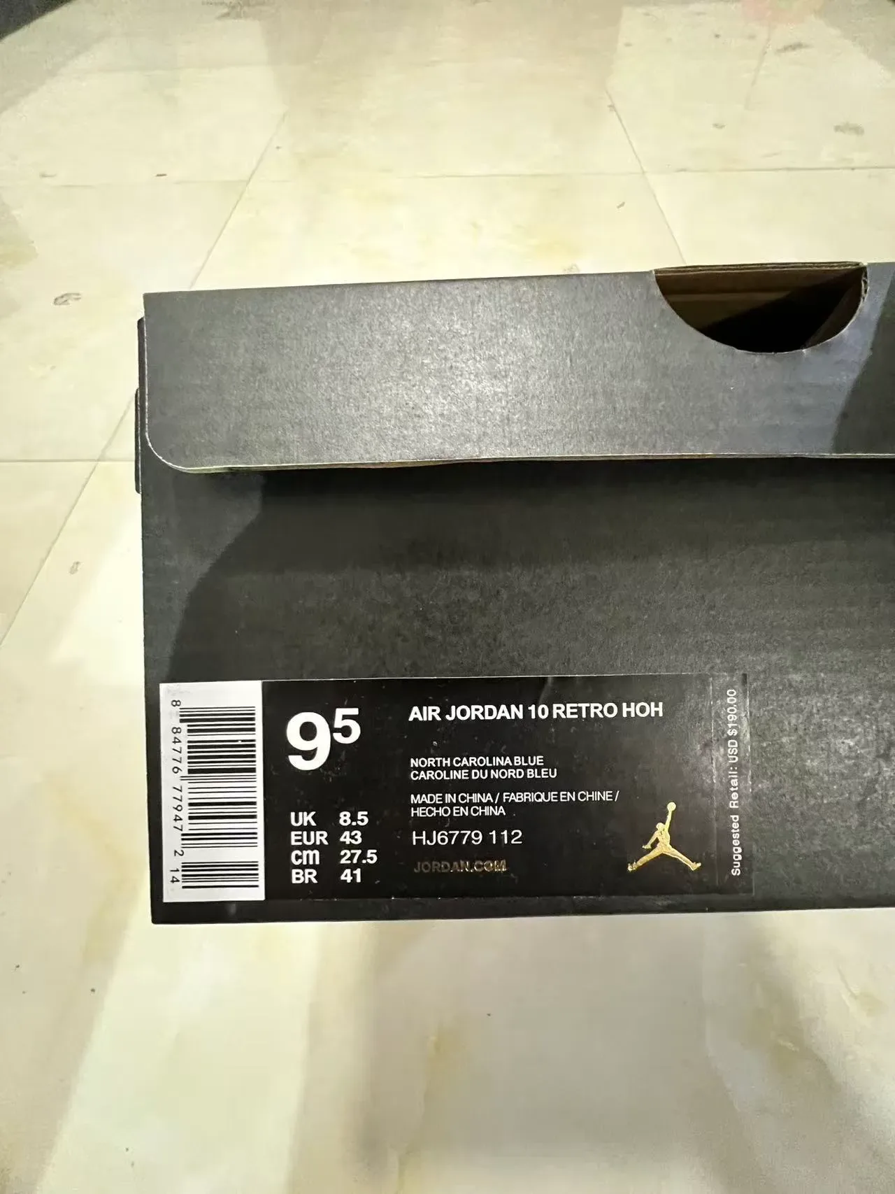 Air Jordan 10 Blanc Bleu Royal Jaune Chaussures de Basketball 10