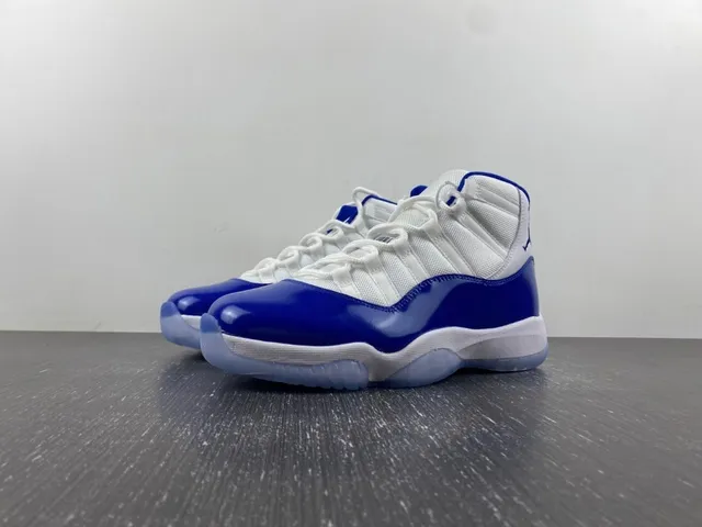 Air Jordan 11 Royal Blue White Basketball Shoes 2