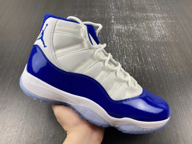 Air Jordan 11 Royal Blue White Basketball Shoes 4