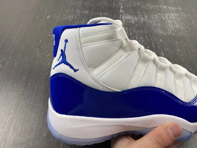 Air Jordan 11 Royal Blue White Basketball Shoes 5