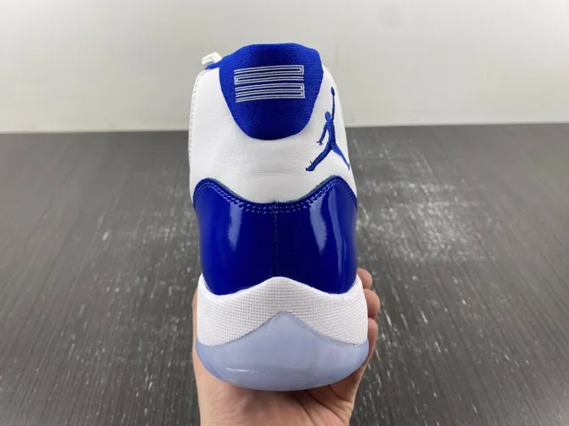 Air Jordan 11 Royal Blue White Basketball Shoes 9