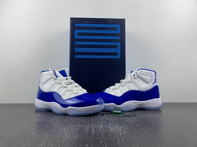 Air Jordan 11 Royal Blue White Basketball Shoes 11