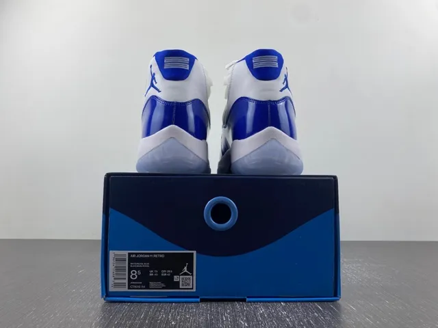 Air Jordan 11 Royal Blue White Basketball Shoes 15