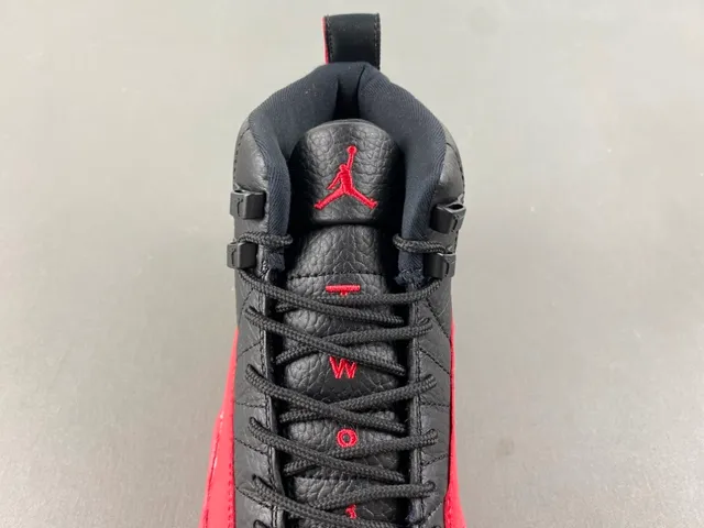 Air Jordan 12 Black Red Basketball Shoes 6