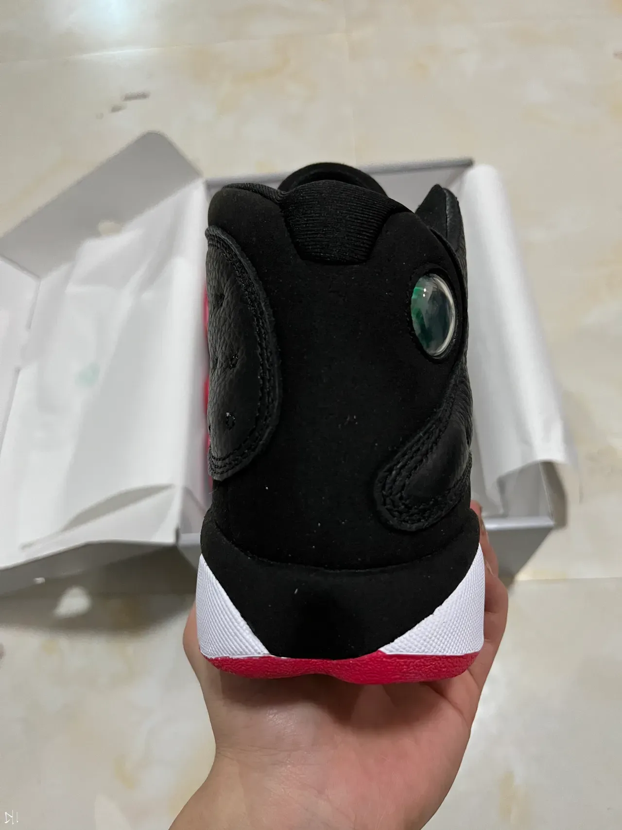 Air Jordan 13 Chaussures de Basket Noir Blanc Rouge 6