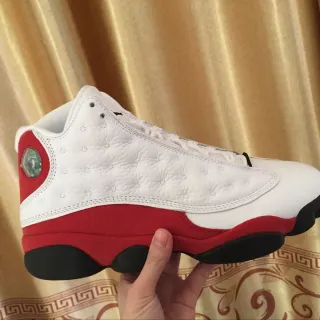 Air Jordan 13 White Red Black Basketball Shoes
