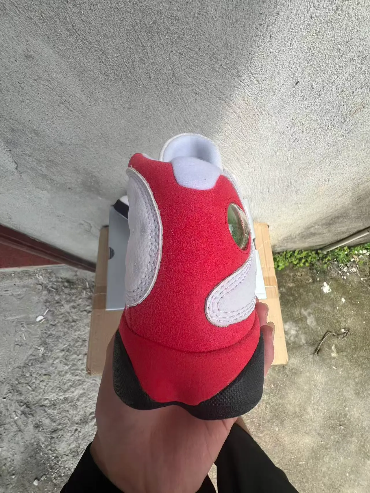 Air Jordan 13 White Red Black Basketball Shoes 8
