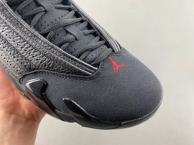 Air Jordan 14 Black Red Basketball Shoes 2