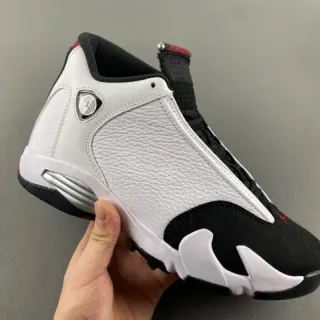 Air Jordan 14 白黑红篮球鞋