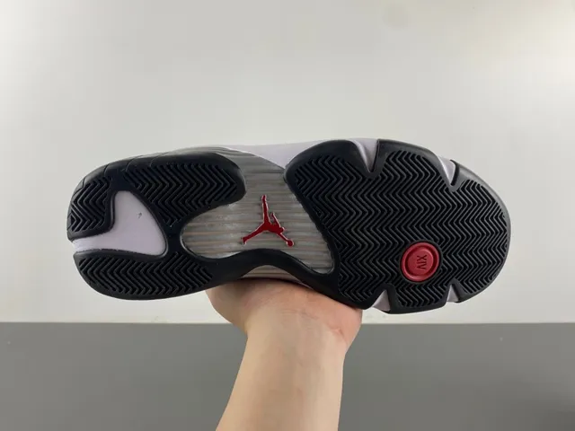 Air Jordan 14 White Black Red Basketball Shoes 7