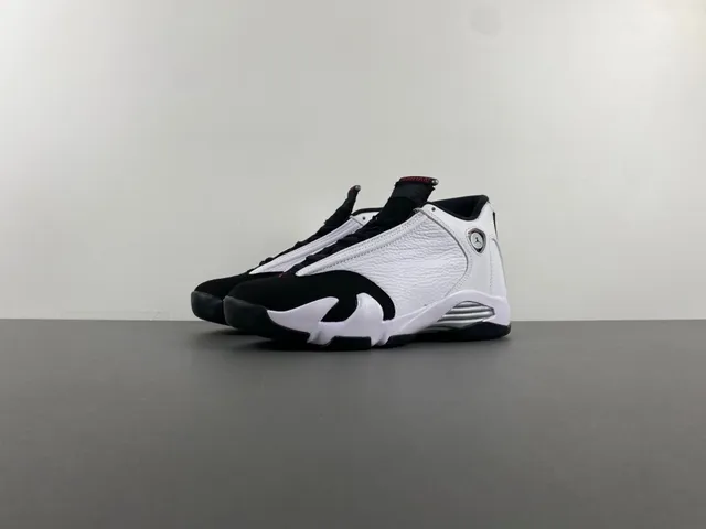 Air Jordan 14 White Black Red Basketball Shoes 10