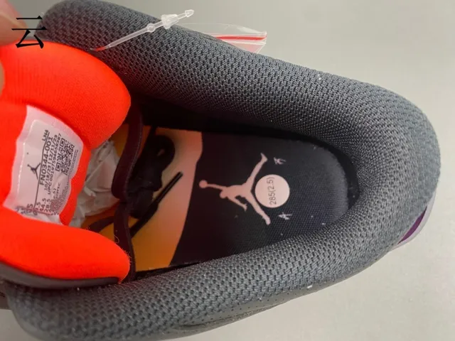 Air Jordan 3 Black Orange Gradient Basketball Shoes 8