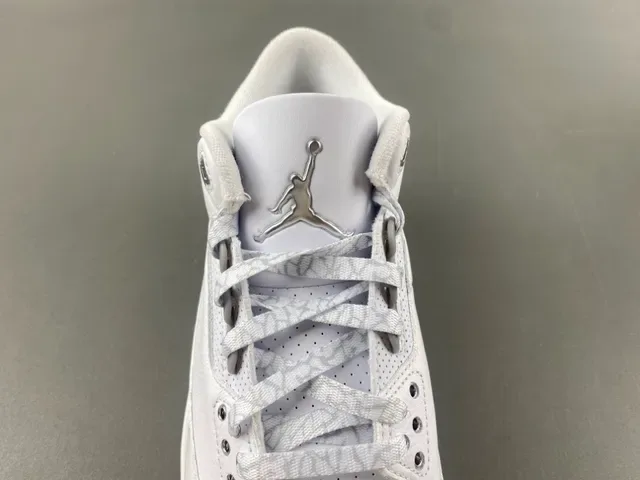 Air Jordan 3 Chaussures de Basketball à imprimé éléphant blanc 7