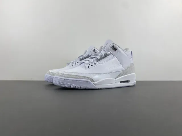 Air Jordan 3 Chaussures de Basketball à imprimé éléphant blanc 11