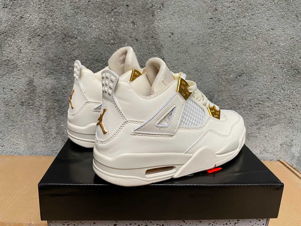 Air Jordan 4 Tênis de Basquete Preto Rosa 2