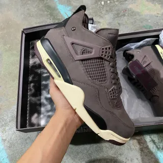 Air Jordan 4 Marrom Creme Tênis de Basquete