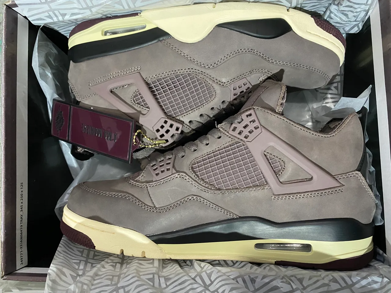 Air Jordan 4 Marrom Creme Tênis de Basquete 2