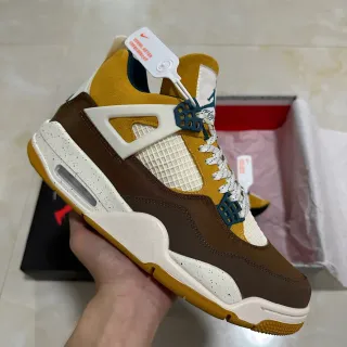 Air Jordan 4 Mustard Brown Speckled Midsole 篮球鞋