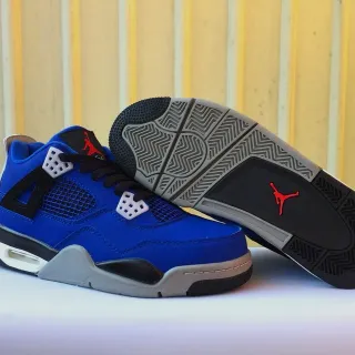 Air Jordan 4 皇家蓝黑灰篮球鞋