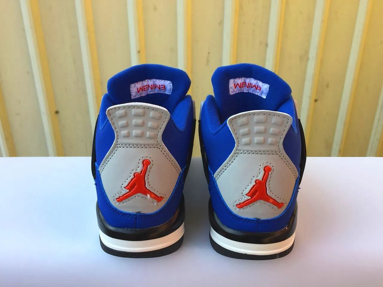 Air Jordan 4 Royal Blue Black Gray Basketball Shoes 2