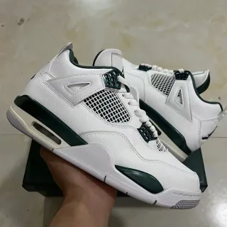 Air Jordan 4 白深绿篮球鞋