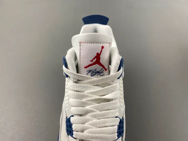 Air Jordan 4 White Navy Gum Basketball Shoes 6