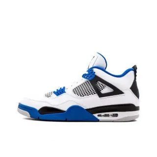 Air Jordan 4 白色 皇家蓝 黑色 篮球鞋