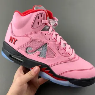 Air Jordan 5 粉红黑篮球鞋