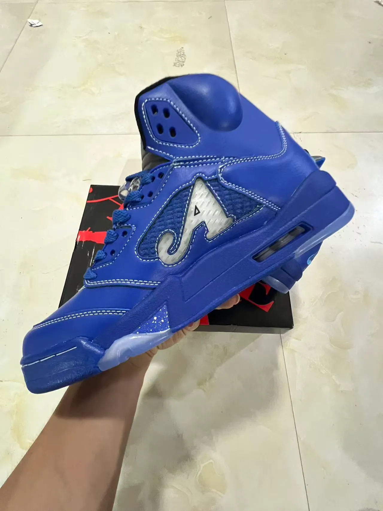Air Jordan 5 Royal Blue NY 23 Basketball Shoes 3