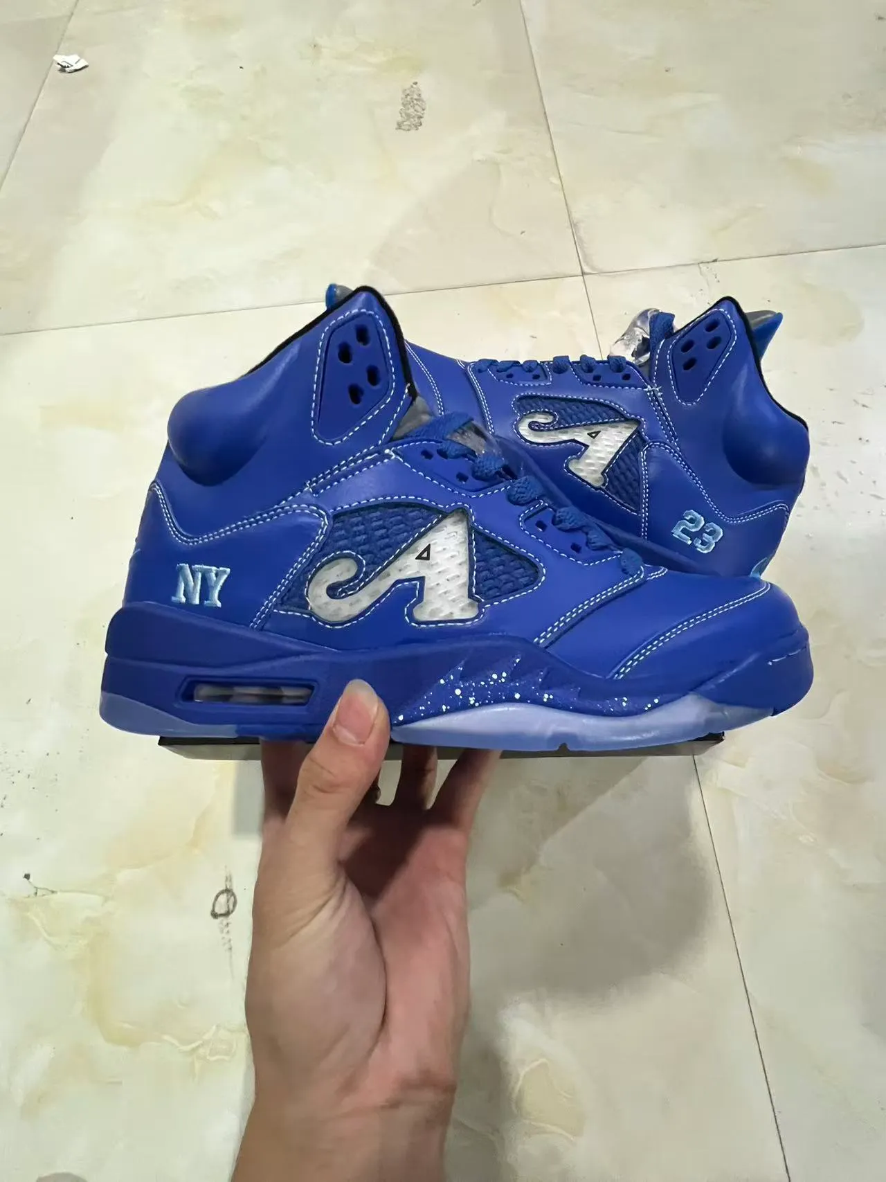 Air Jordan 5 Royal Blue NY 23 Basketball Shoes 5