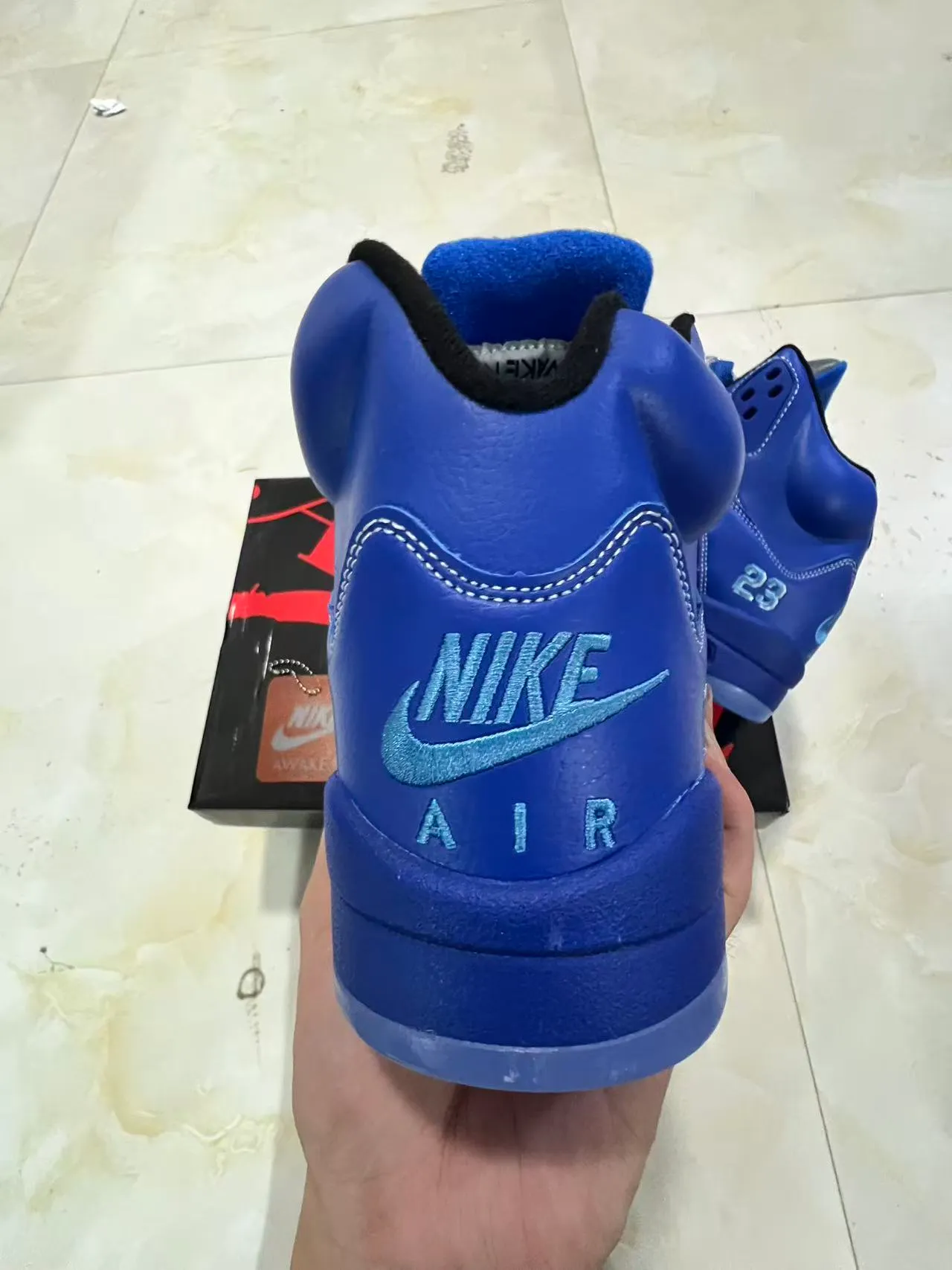 Air Jordan 5 Royal Blue NY 23 Basketball Shoes 6