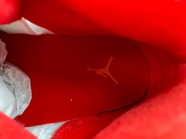 Air Jordan 5 White Red Orange Basketball Shoes 7