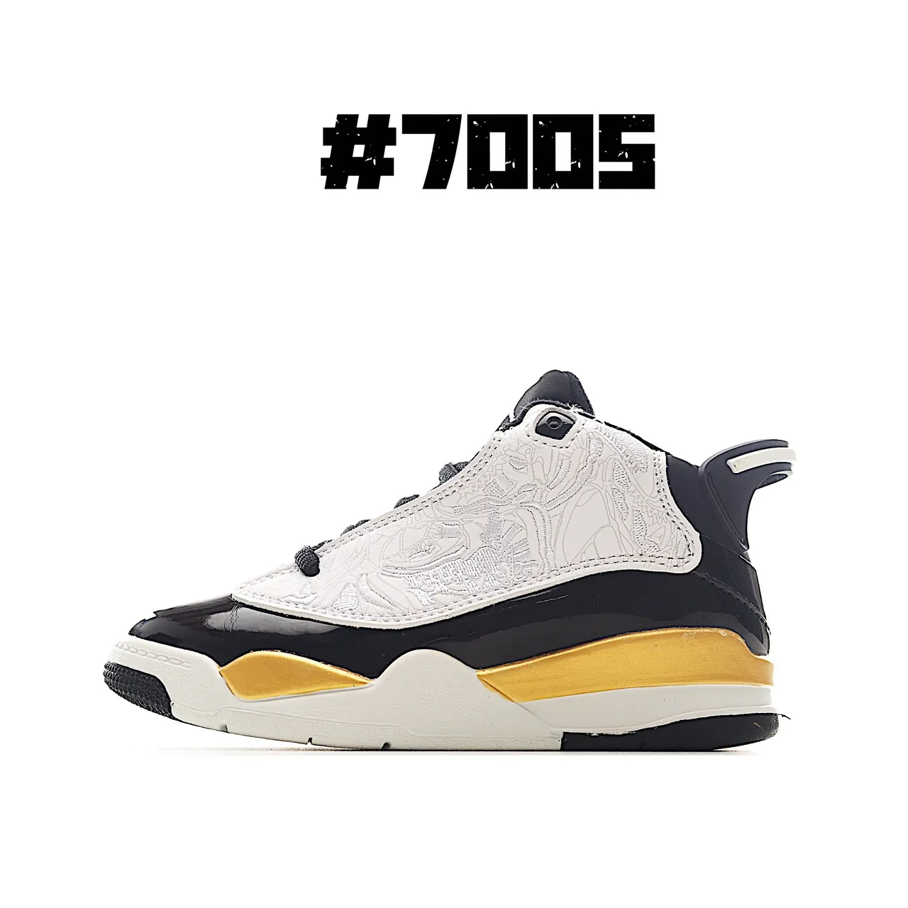 Air Jordan 6 Retro Black Yellow Basketball Shoes 3