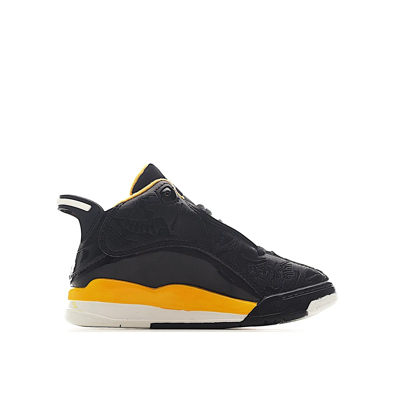 Air Jordan 6 Retro Black Yellow Basketball Shoes 13
