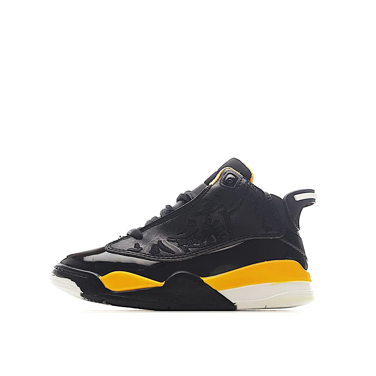 Air Jordan 6 Retro Black Yellow Basketball Shoes 14