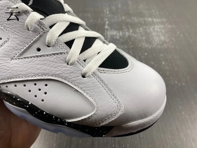 Air Jordan 6 White Black Light Blue Basketball Shoes 5