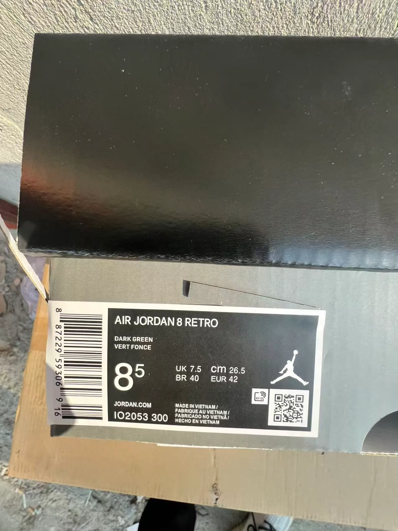 Air Jordan 8 Dark Green Suede High-Top Basketball Shoes 10